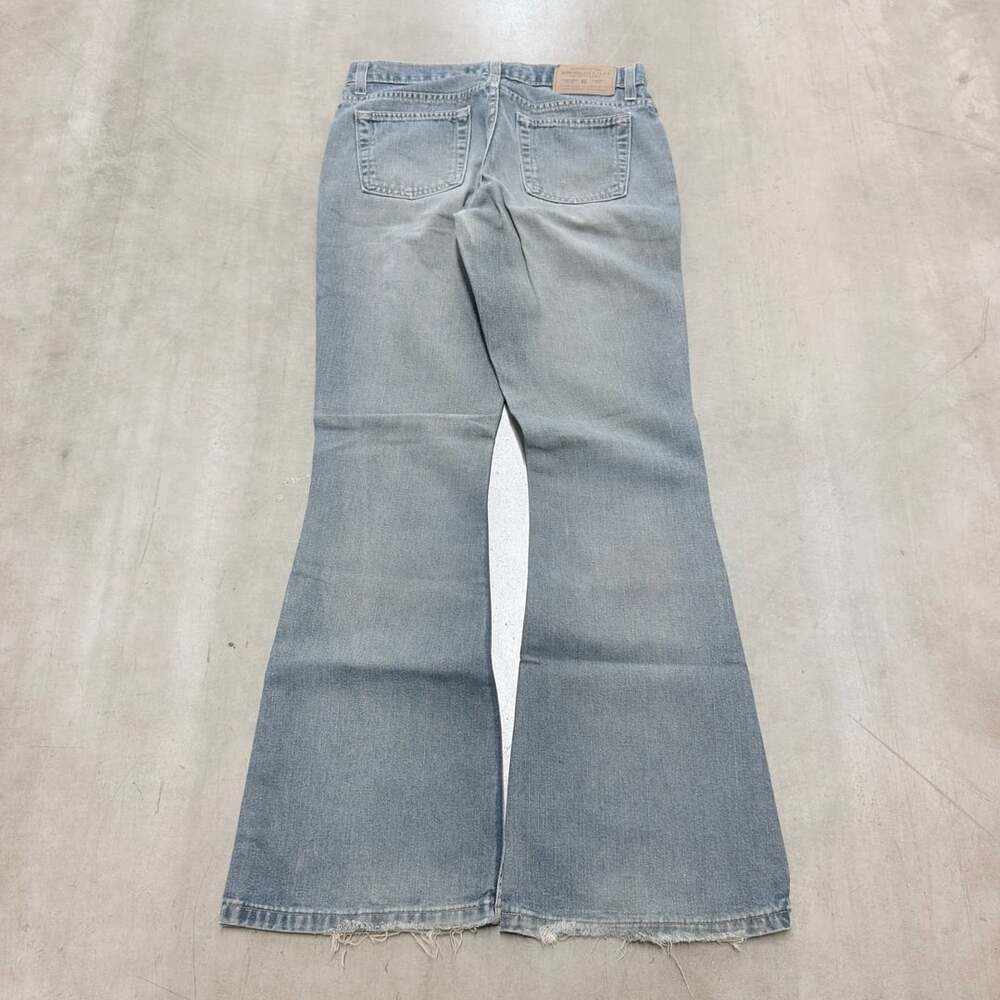 American Eagle Outfitters Flare Jeans Size 4 Light Wash Denim